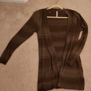 Brown space dyed cardigan